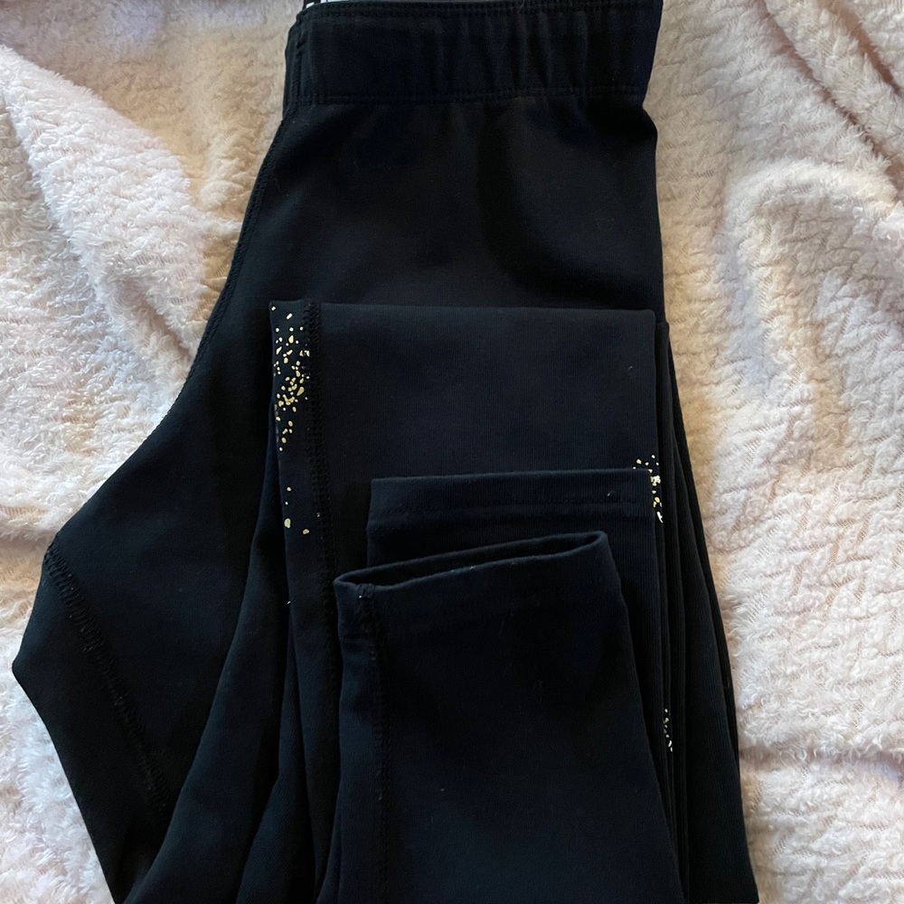 Nike Leggings with Gold Logo - Picture 2 of 3